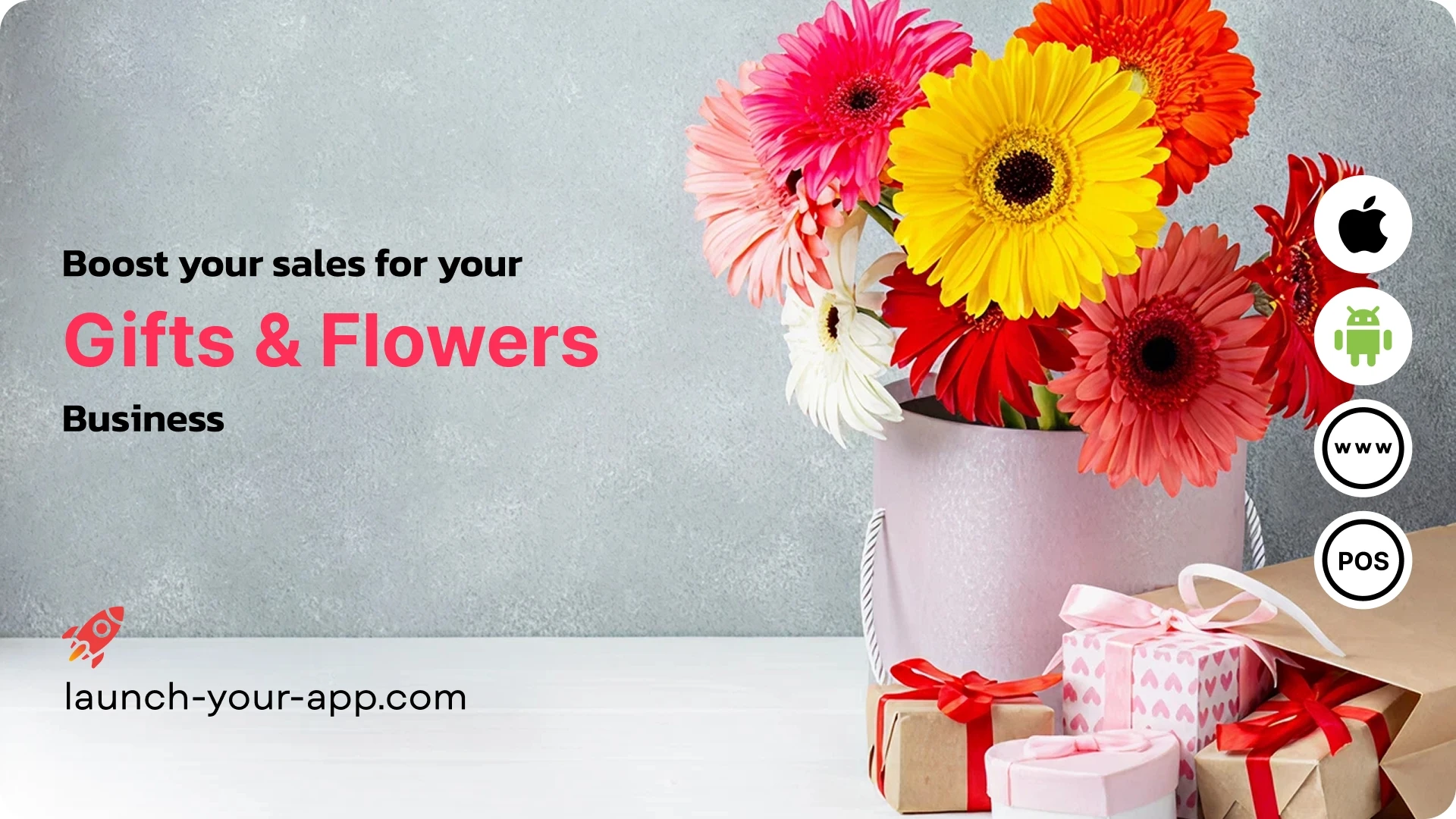 Gift and Flowers Mobile App Builder - Launch Your App
